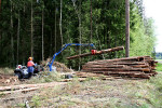 Hydraulický přívěs Avesta 4,2 za čtyřkolku