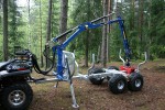 Malá vyvážečka za malotraktor