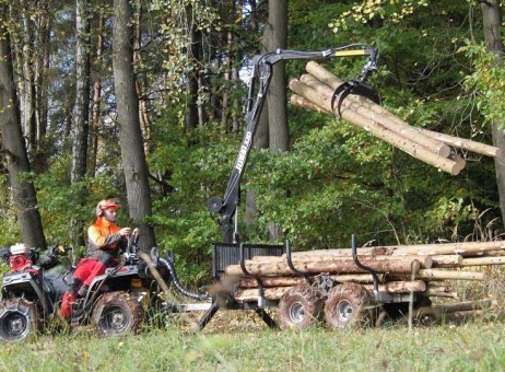 ATV vyvážečka za čtyřkolku
