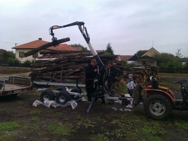 Malotraktor vyvážečka Vahva Jussi