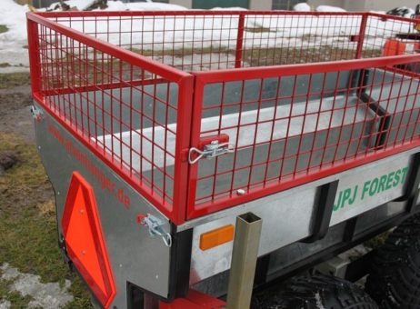 Zvýšené bočnice přívěsu